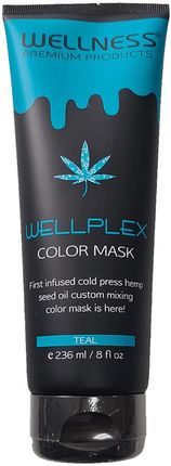 WELLNESS PREMIUM PRODUCTS Wellplex Color Mask maska koloryzująca do włosów - Teal 250ml