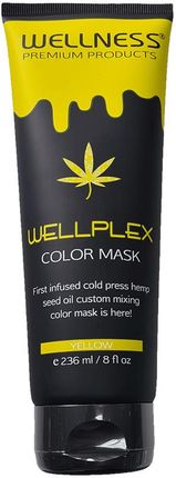 WELLNESS PREMIUM PRODUCTS Wellplex Color Mask maska koloryzująca do włosów - Yellow 250ml
