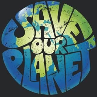 Notizbuch A4 liniert mit Softcover Design Umweltschutz Spruch Save the