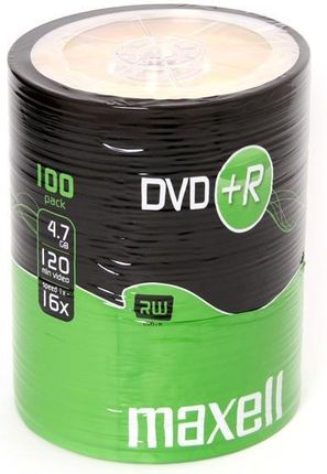 Maxell płyta DVD+R 4,7 16x szpindel 100 (275737.30.TW)