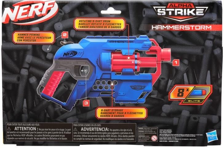 Lança Dardos Nerf Alphastrike Hammerstorm - E8676 - Hasbro em