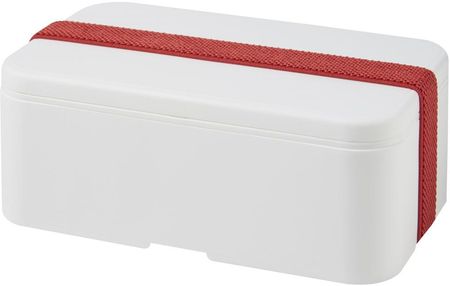 Upominkarnia Miyo Jednopoziomowe Pudełko Na Lunch Biały Czerwony (655647)