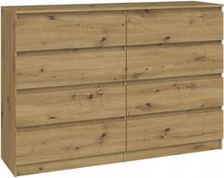 Zdjęcie Topeshop Komoda Malwa M8 140 Dąb Artisan 13158604952 - Hajnówka
