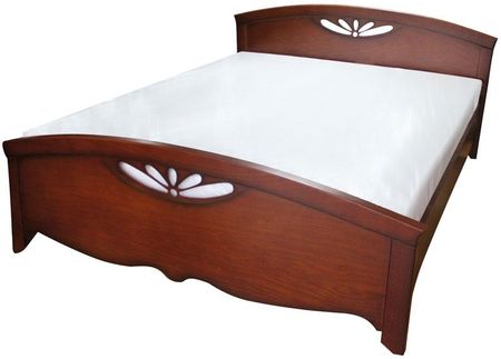 Łóżko Drewniane Rino Ii 180X200 Cm Dębowe Ze Stelażem 216