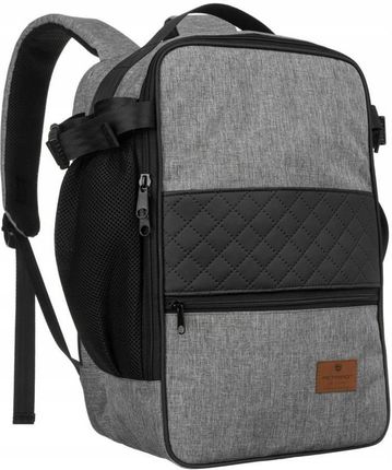 Wodoodporny plecak idealny jako bagaż podręczny do samolotu Peterson [DH] PTN PLEC-GREY szary