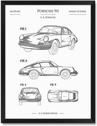 iWALL studio Porsche 911 Patent Z 1964 R. (CZA3PATPOR)