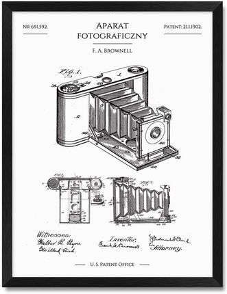 iWALL studio Aparat Fotograficzny Patent Z 1902 R. (CZA3PATFOT)
