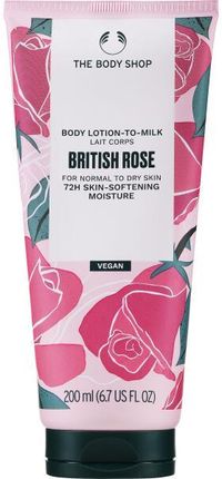 The Body Shop British Rose 72H   Balsam Do Ciała 200 ml