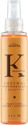 Joanna Keratin Hair Spray Rewitalizująca Odżywka W Sprayu Do Włosów Z Keratyną 150 ml