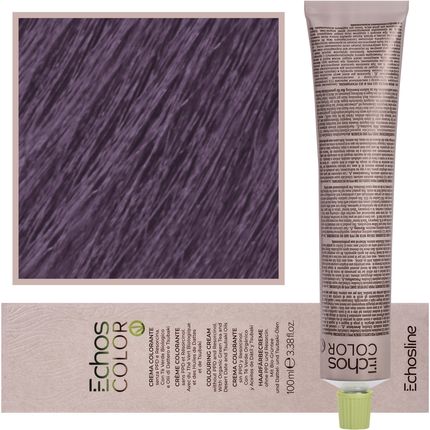 Echosline Echos Color Colouring Cream Wegańska Farba Do Włosów 5,27 | Brąz Jasny Kasztanowy Fiolet 100 ml