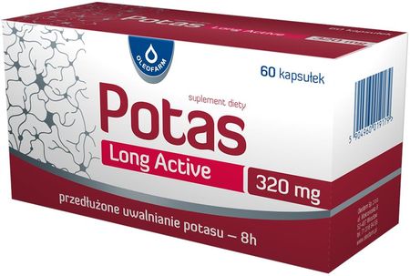 Potas Long Active 60 Kaps