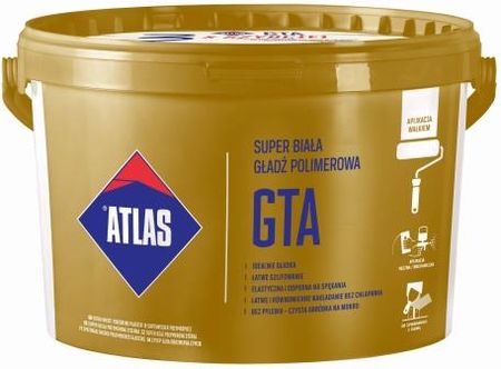 Atlas Gładź Polimerowa Gotowa Super Biała Gta 25Kg