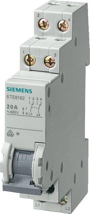 Siemens Przełącznik Modułowy Kontrolny 2-Pozycyjny I-Ii 400V Ac 20A 2Co 5TE8162