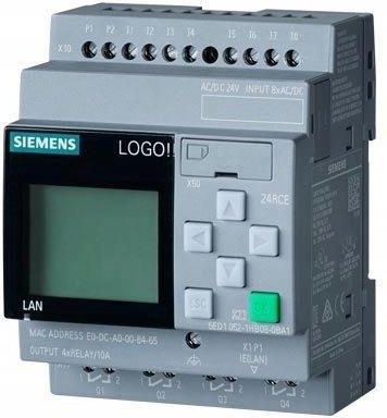 Siemens Przekaźnik Programowalny Plc 8We 4Wy 24V Ac/Dc Logo 24Rce 6Ed1052-1Hb08-0Ba1