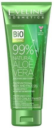 Eveline Cosmetics 99% Natural Aloe Vera Multifunkcyjny Żel Aloesowy Do Twarzy I Ciała 250 ml
