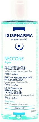 Isis pharma Neotone Aqua Rozświetlający Płyn Micelarny 400 ml