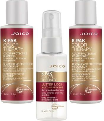 Joico K-Pak Color Therapy Szampon + Odżywka + Spray Zestaw Do Włosów Farbowanych 3X50Ml