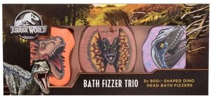 Universal Zestaw Jurassic World Bath Fizzer Trio Kąpielowa Kula 3X90G