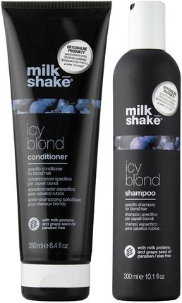 Milk_Shake Winter Duo Box Icy Blond Zestaw Szampon I Odżywka Do Włosów Blond- 300Ml + 250Ml