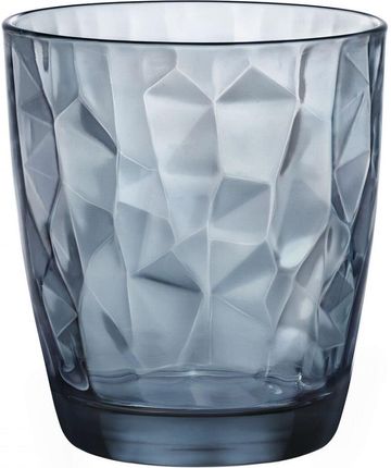 Bormioli Rocco Szklanka Diamond Niebieski Szkło 390Ml