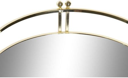 Dkd Home Decor Tacka Do Przekąsek Lustro Złoty Metal Glam 21,5X21,5X5,5Cm - zdjęcie 2