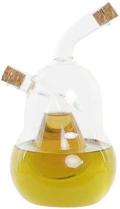 Dkd Home Decor Zestaw Do Octu I Oliwy Przezroczysty Korek Szkło Borokrzemowe 12X10 18,6Cm 540Ml - zdjęcie 2