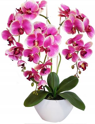 Damich Storczyk Sztuczny Kwiaty Orchidea 3P Guma Jak Żywy 10131509