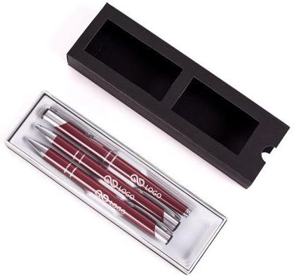 Zestaw Cosmo Trzy Elementowy Długopis Pióro Ołówek Z Grawerem Logo