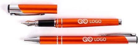 Zestaw Cosmo Dwu Elementowy Pióro I Długopis Z Grawerem Logo