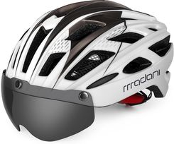 Zdjęcie Madani Kask Rowerowy Z Szybą Fotochromową Ht19 Biały Czarny - Ostrów Lubelski