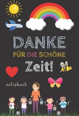 Danke für die schöne Zeit Notizbuch Liniertes Notizbuch A5 für