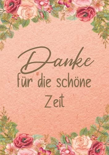 Danke für die schöne Zeit Notizbuch als Kindergarten Abschiedsgeschenk