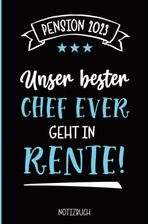 Pensionierung Chef Pension Chef , Notizbuch zur Rente und Ruhestand