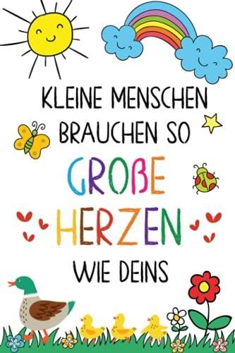 Kleine menschen brauchen so große herzen wie deins Notizbuch A5