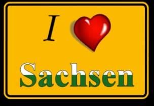 I Love Sachsen Notizbuch Ortsschild Design Saxony Geschenkidee