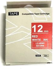 Zdjęcie Taśma Sd12Rw Zamiennik Epson Lc 4Rwp 12Mm Biały/Czerwonej - Poręba