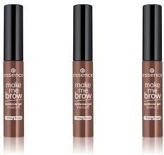 Essence Make Me Brow 3Er Set Żel Do Brwi 3 X 3.8 Ml Nr. 02 - Browny Brows