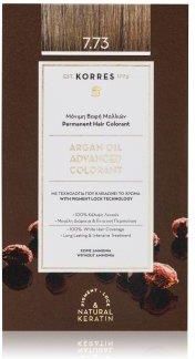 Korres Argan Oil Advanced Colorant / 7.73 Golden Moca Farba Do Włosów 145 Ml
