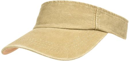 Beżowy Daszek na głowę przeciwsłoneczny czapka na lato sportowa regulowany daszek5-10