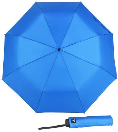 Parasol składany manualny do torebki Blue Drop, niebieski