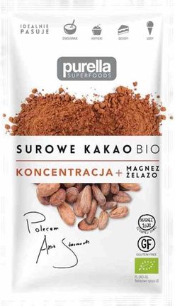 Purella Surowe Kakao Sproszkowane Superfoods Bio 40g