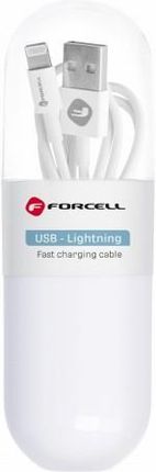 Forcell Kabel Usb A Do Lightning 8-Pin 1A C316 Tuba Biały 1 Metr