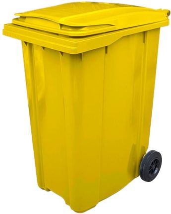 Pojemnik Do Segregacji Odpadów Na Kółkach Pojemność 360L (Kolor Żółty)