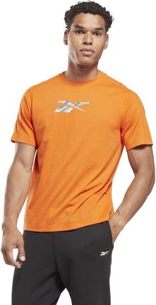 Męska Koszulka z krótkim rękawem Reebok Train Speedwick Gfx Tee Ht1705 – Pomarańczowy