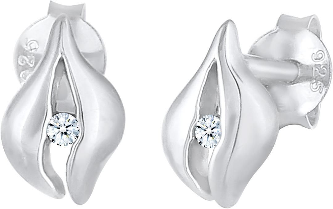 Diamore Elli DIAMONDS Collana Donna E Bambina In Argento 925 Con Diamante 0,03 Ct. – Gioiello Elegante E Made In Italy