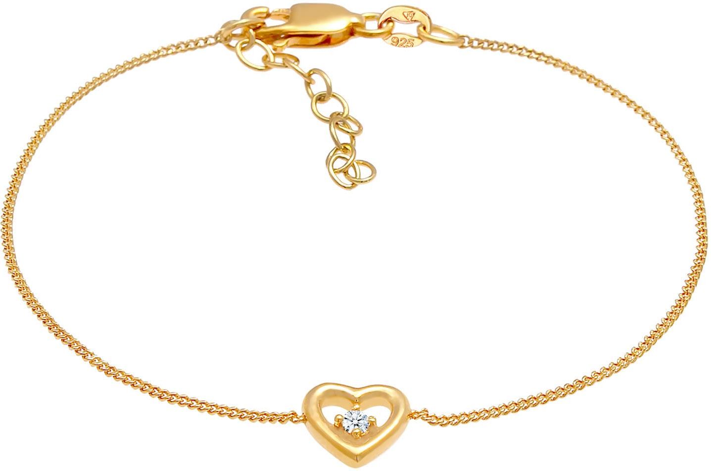 Collana cuore ciondolo diamanti 0,14 ct punto luce oro rosa - La Morella