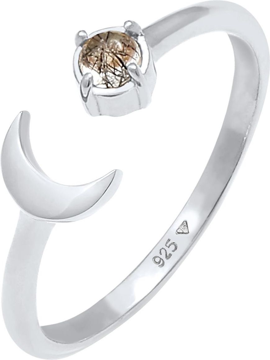 Elli Dames Halsketting Dames Curb Chain Astro Look Trend Blogger In 925 Sterling Zilver Verguld