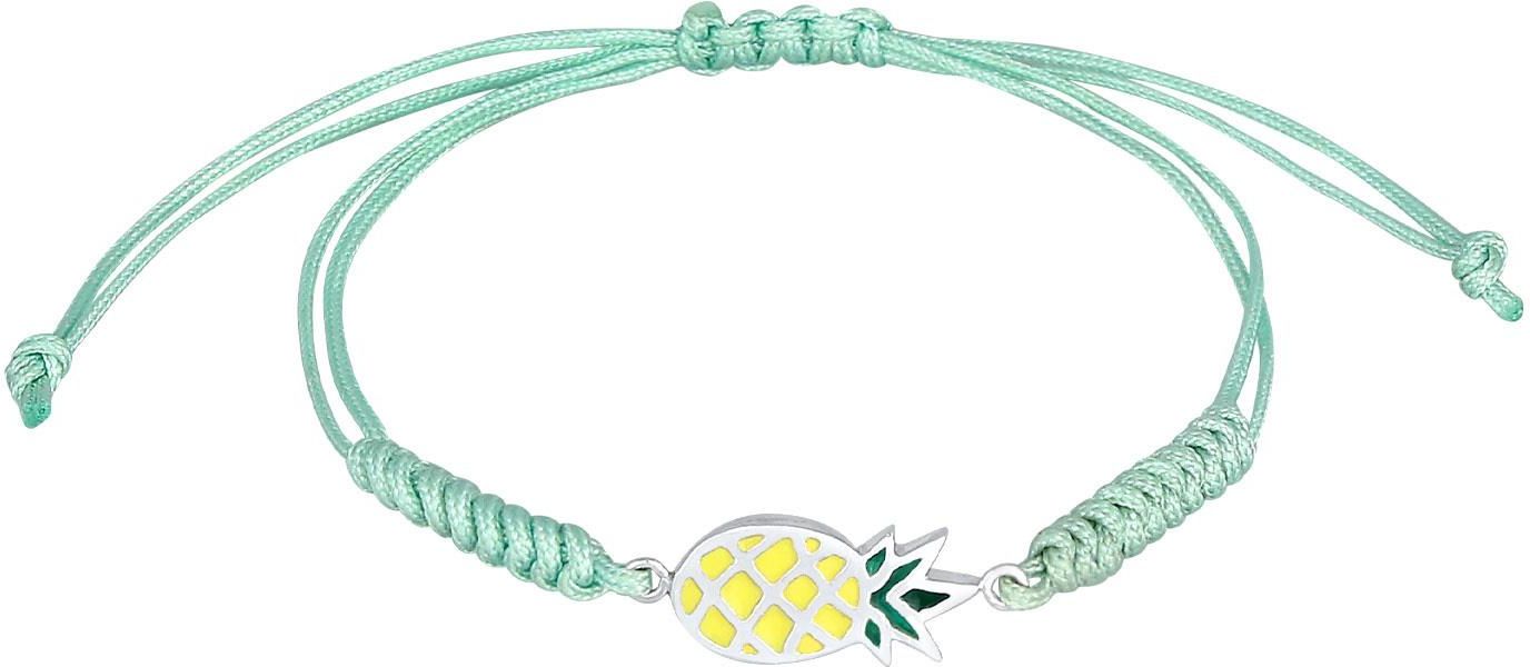 Cavigliera in Argento 925‰ con ananas pendenti e un campanellino