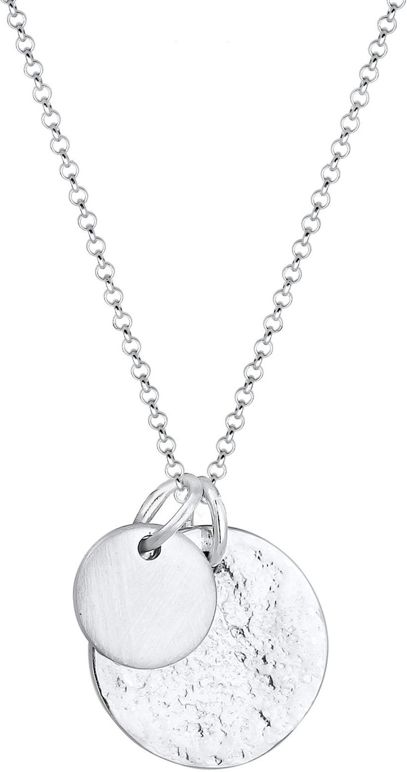 Elli Cerchio Placchetta Strati Geo in Argento Sterling 925 Braccialetto ✔️ acquista online