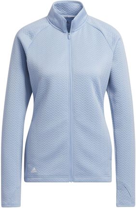 Adidas Textured Layer Jacket Ladies blue bluza golfowa ocieplana